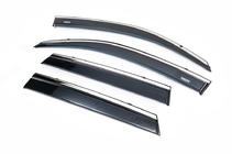 Skoda Rapid 2012–2019 Raamdeflectoren met chromen sierlijst SD (4 stuks, Niken) foto 9