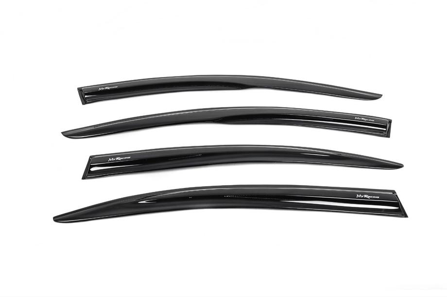 Skoda Octavia II A5 2010–2013 Raamwindschermen LiftBack (set van 4, MyRacing) Image