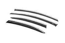 Honda Civic Sedan VIII 2006–2011 Raamwindschermen met chromen sierlijst (set van 4, Niken) foto 3