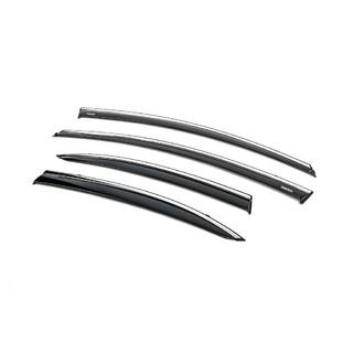 Raamwindschermen met chromen sierlijst (set van 4, Niken) Honda Civic Sedan VIII 2006–2011 foto 3