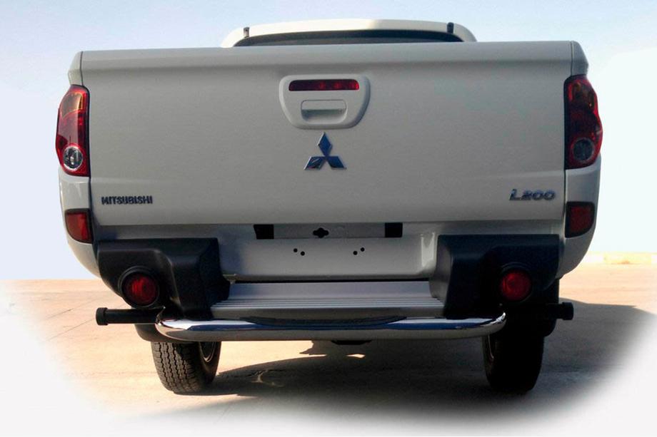 Mitsubishi L200 2006–2015 Achterbumperbescherming AK007 (RVS) Image
