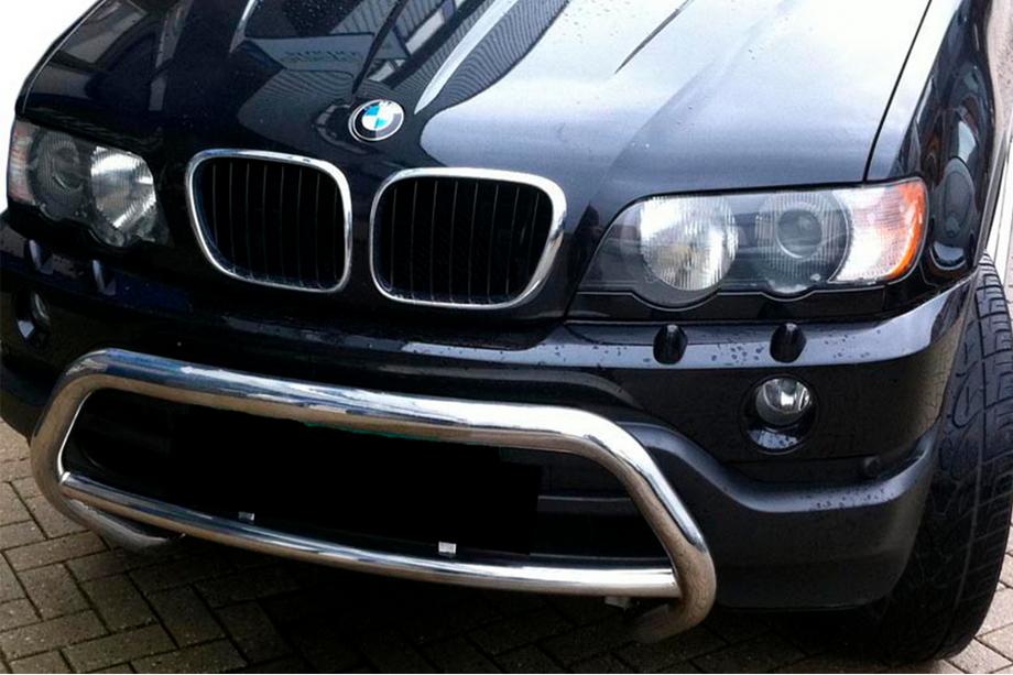 BMW X5 E53 1999–2006 Bullbar WT015 (RVS) Image