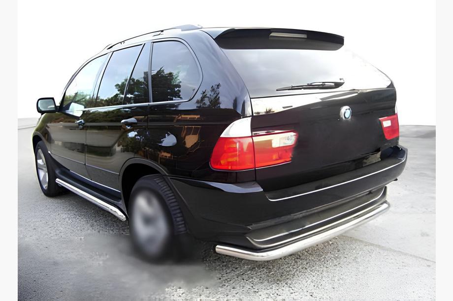 BMW X5 E53 1999–2006 Achterbeschermbeugel Special (RVS) Image