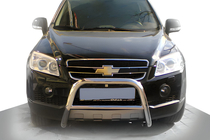 Chevrolet Captiva 2006–2019 Voorste bullbar WT005 (RVS) foto 1