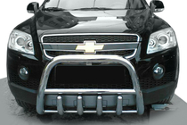 Chevrolet Captiva 2006–2019 Voorste bullbar QT006 (RVS) foto 1