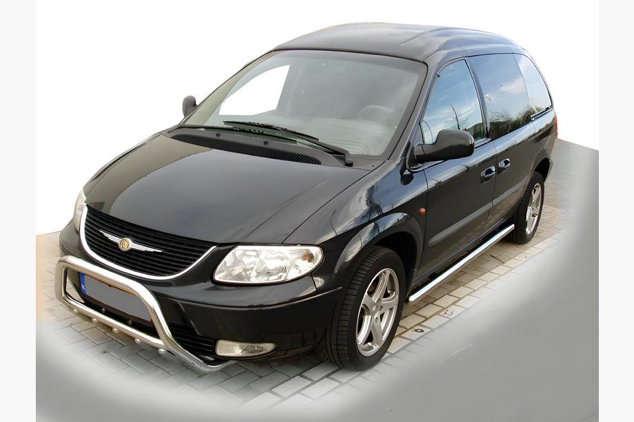 Chrysler Voyager 2001–2007 Voorste bullbar WT003 (RVS) Image