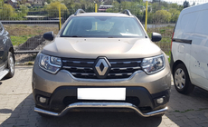 Renault Duster 2008–2017 RVS voorbeschermbeugel ST012 foto 1