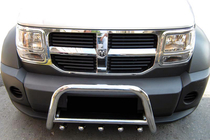 Dodge Nitro 2006–2011 Voorste bullbar QT006 (RVS) foto 1