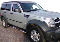 Dodge Nitro 2006–2011 Sidebars (set van 2, RVS) foto 1