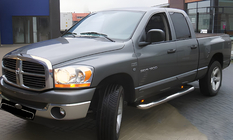 Dodge RAM (DT) 2018– Hoekige sidebars (2 st., RVS) foto 1