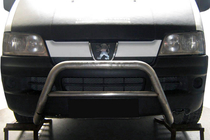 Citroen Jumper 1995–2006 Voorste bullbar WT005 (RVS) foto 1