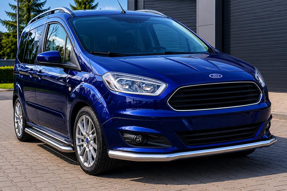 Ford Courier 2014–2023 Voorbumperbescherming ST008 (RVS) Image