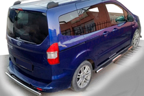 Ford Courier 2014–2023 Sidebars (set van 2, RVS) foto 1