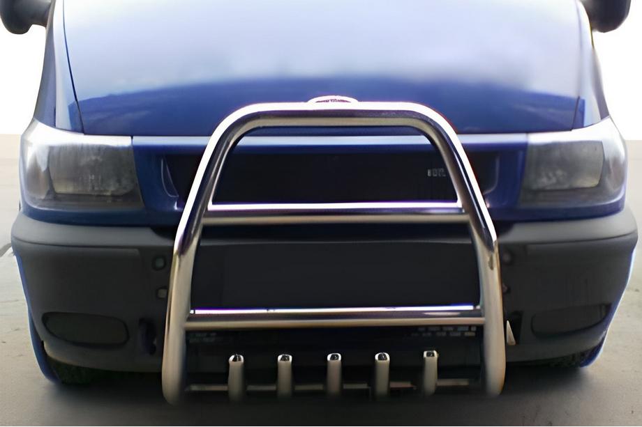 Ford Transit 2000–2014 Bullbar QT007 (2000-2006, RVS) Image