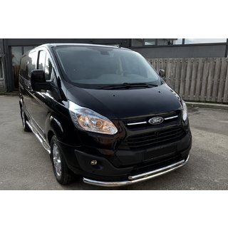 Voorbeschermbeugel ST014 (RVS) Ford Custom 2013–2022