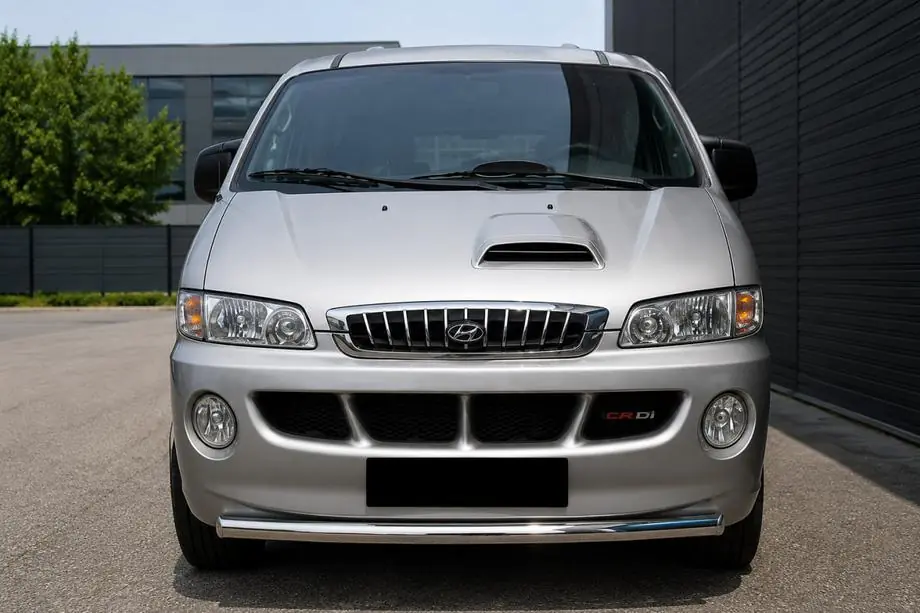 Hyundai H200, H1, Starex 1998–2007 Frontbescherming ST008 (RVS) Image