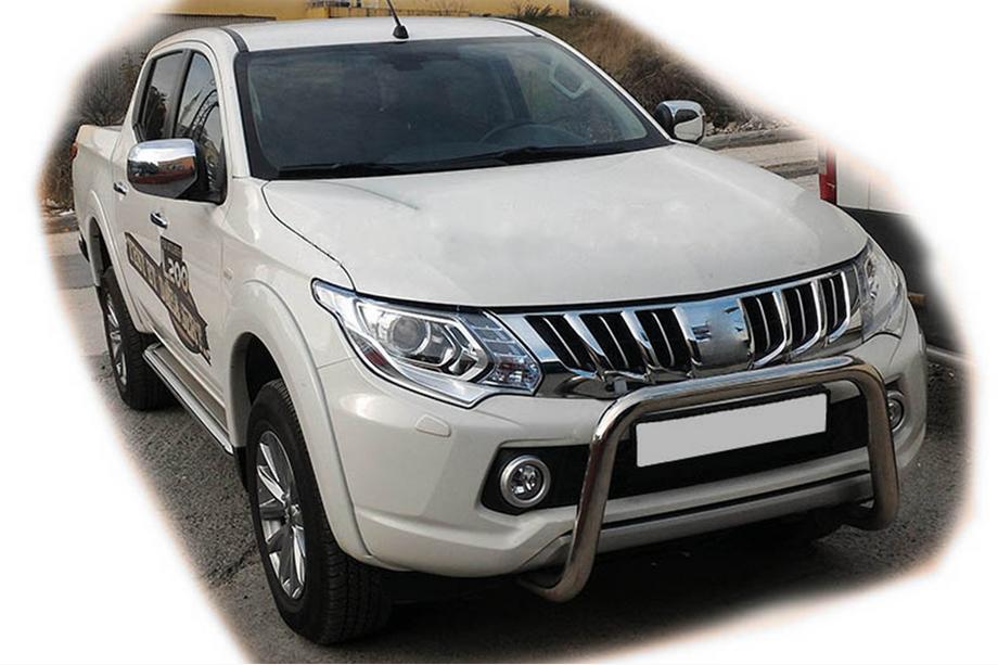 Mitsubishi L200 2015–2024 Bullbar WT005 (RVS) Image