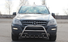 Mercedes ML W164 2005–2011 RVS bullbar WT003 foto 1