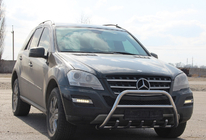 Mercedes ML W164 2005–2011 RVS bullbar WT003 foto 2