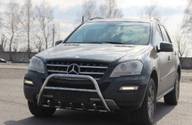 Mercedes ML W164 2005–2011 RVS bullbar WT003 foto 4