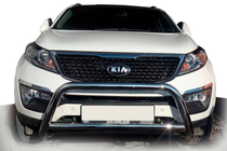 Kia Sorento II XM 2009–2014 Bullbar WT005 (RVS) foto 1