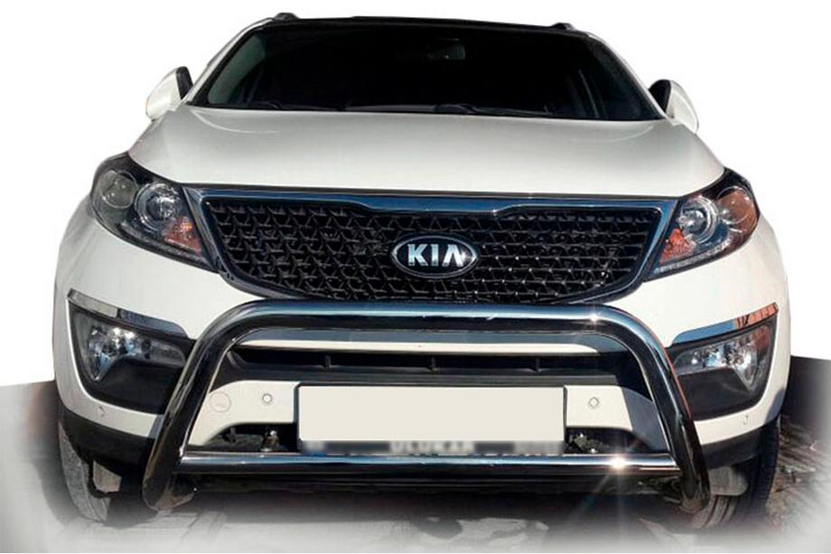 Kia Sorento II XM 2009–2014 Bullbar WT005 (RVS) Image