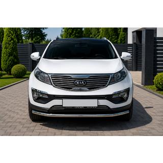 Voorbumperbescherming ST008 (RVS) Kia Sportage 2010–2015