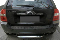Kia Sportage 2004–2010 Achterbeschermbeugel AK005 (RVS) foto 1