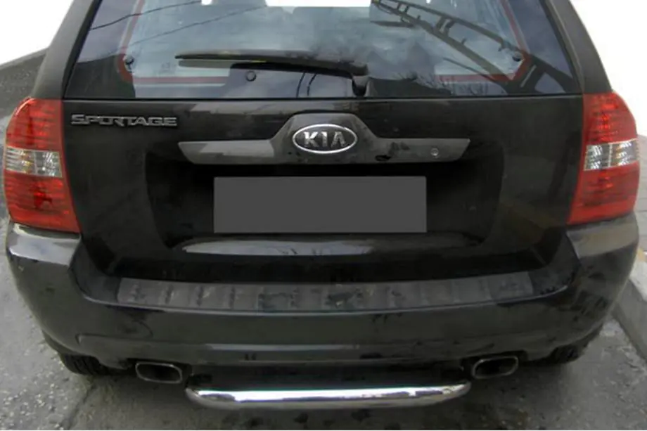 Kia Sportage 2004–2010 Achterbeschermbeugel AK005 (RVS) Image