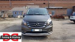 Mercedes Vito/V-klasse W447 2014– Voorbeschermbeugel ST014 (RVS) foto 4
