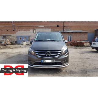 Voorbeschermbeugel ST014 (RVS) Mercedes Vito/V-klasse W447 2014– foto 4