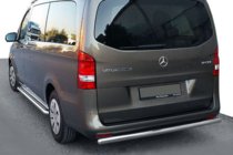 Mercedes Vito/V-klasse W447 2014– Achterbeschermbeugel AK002 (RVS) foto 1
