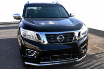 Nissan Navara/NP300 2016– Voorste beschermbeugel ST014 (RVS) foto 1