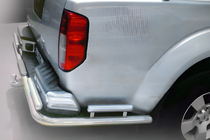 Nissan Navara 2006–2015 Achterbeschermbeugel AK003-Special (RVS) foto 1