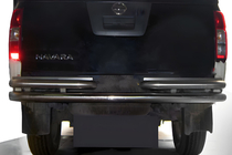 Nissan Navara 2006–2015 Achterbeschermbeugel AK005-3 (RVS) foto 1