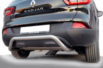 Renault Kadjar 2015–2022 Achterbumperbescherming AK007 (RVS) foto 1