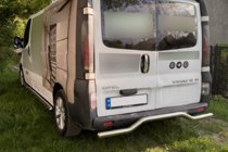 Renault Trafic 2001–2015 Achterbeschermbeugel AK006 (RVS) foto 4