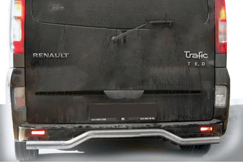Renault Trafic 2001–2015 Achterbeschermbeugel AK006 (RVS) Image