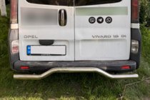 Nissan Primastar 2002–2014 Achterbeschermbeugel AK006 (RVS) foto 3