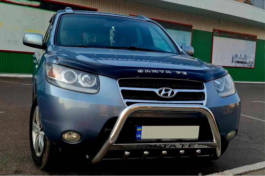 Hyundai Santa Fe 2 2006–2012 Bullbar WT004 (RVS) Image