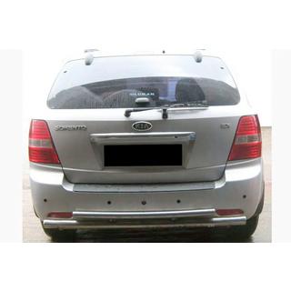 Dubbele achterbeugel AK002 (RVS) Kia Sorento I BL 2002–2009 foto 2