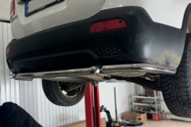 Kia Sorento II XM 2009–2014 Achterhoeken met middenbuis AK007-3 (2 st., RVS) foto 2