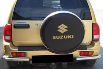 Suzuki Vitara 1998–2006 Achterbeschermbeugel AK003 (RVS) foto 1