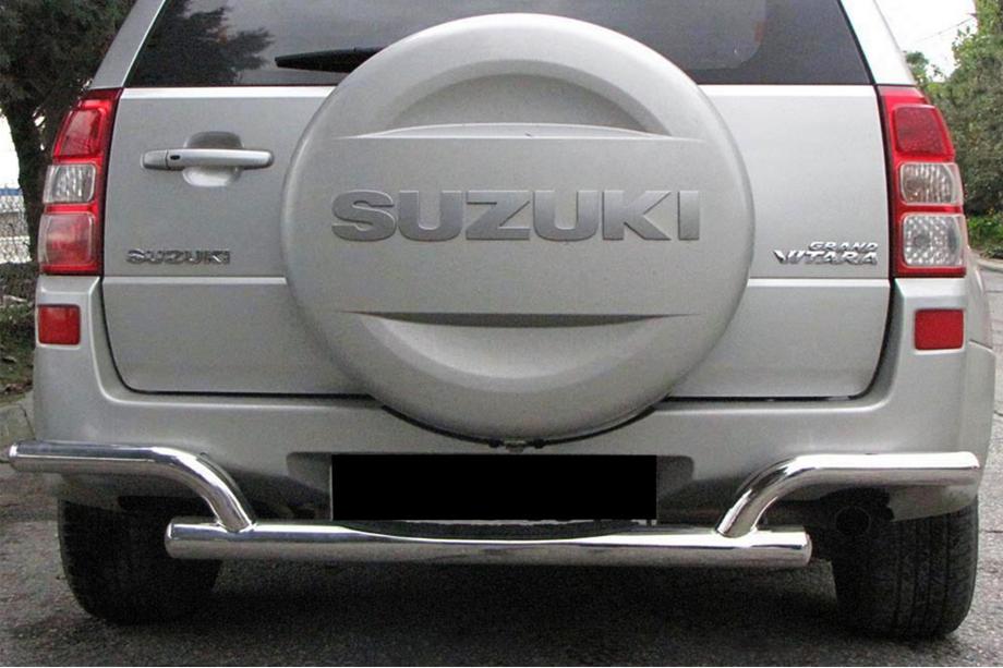 Suzuki Grand Vitara 2005–2017 Achterbeschermbeugel AK005-2 (RVS) Image