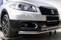 Suzuki SX4 S-Cross 2013–2016 Voorste beschermbeugel ST014 (RVS) foto 2