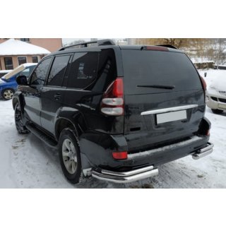 Achterste dubbele hoekstukken AK003-2 (2 st., RVS) Toyota Land Cruiser Prado 120 2002–2009 foto 3