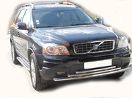 Volvo XC90 2002–2014 Voorbescherming ST014-2 (RVS) foto 3