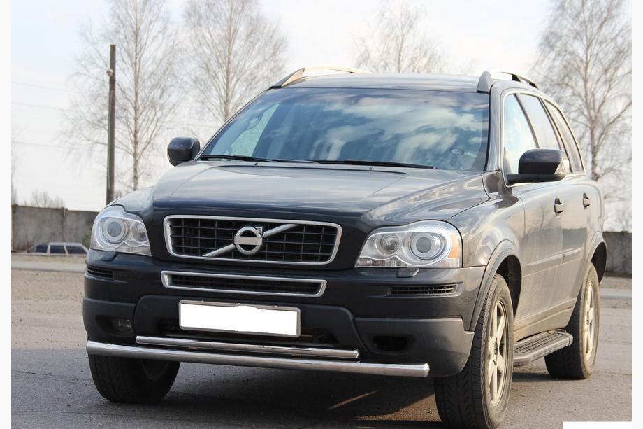 Volvo XC90 2002–2014 Voorbeschermbeugel ST014 (RVS) Image