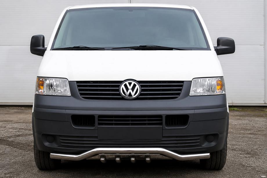 Volkswagen T5 Multivan 2003–2010 RVS bullbar met golfgrille ST007-1 Image