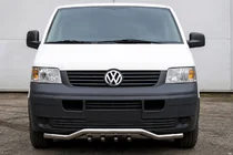 Volkswagen T5 Caravelle 2004–2010 RVS bullbar met golfgrille ST007-1 foto 1